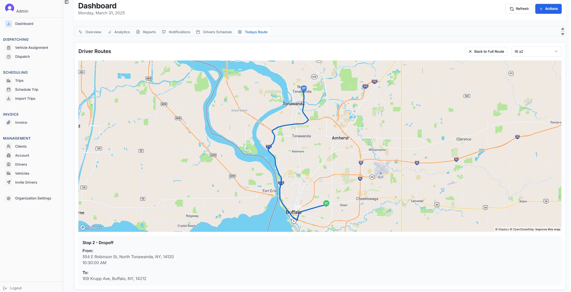 AI Route Optimization